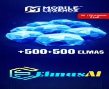 Mobile Legends 500+ (500 Bonus ) Elmas