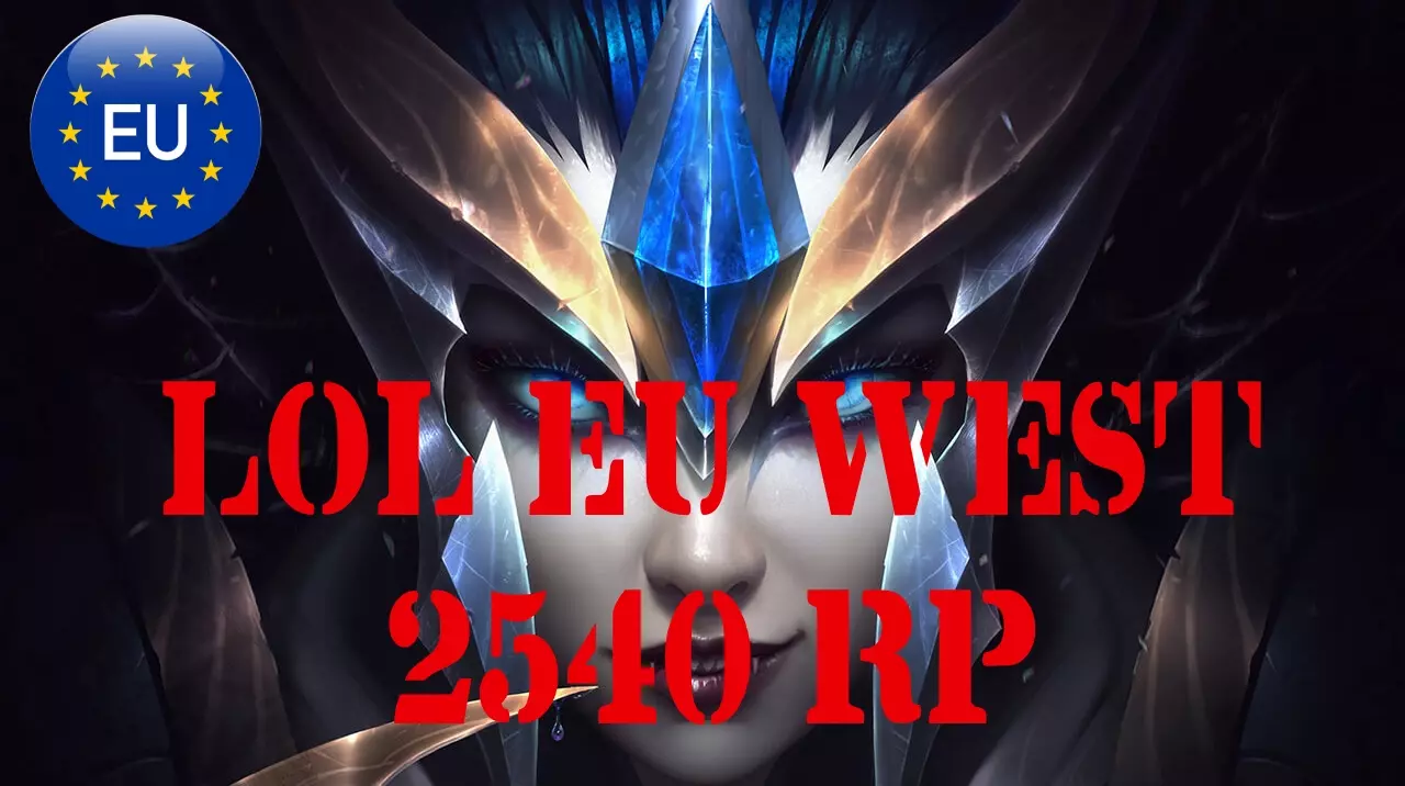 League Of Legends EU West 20 Euro Riot Points