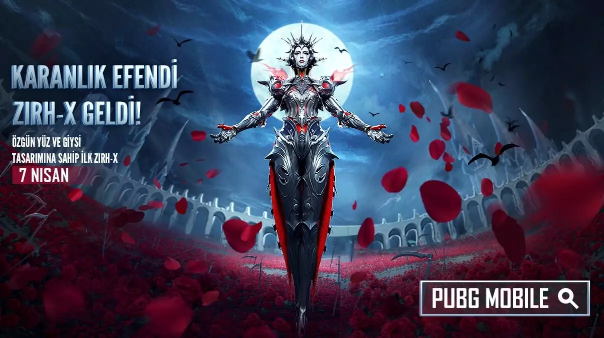 PUBG Mobile'a Benzersiz Karanlık Efendi Zırh-X Geldi