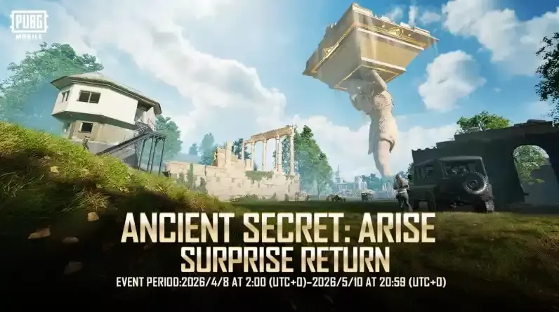 PUBG Mobile Antik Gizem: Yükseliş Modu 8 Nisan'da Geliyor