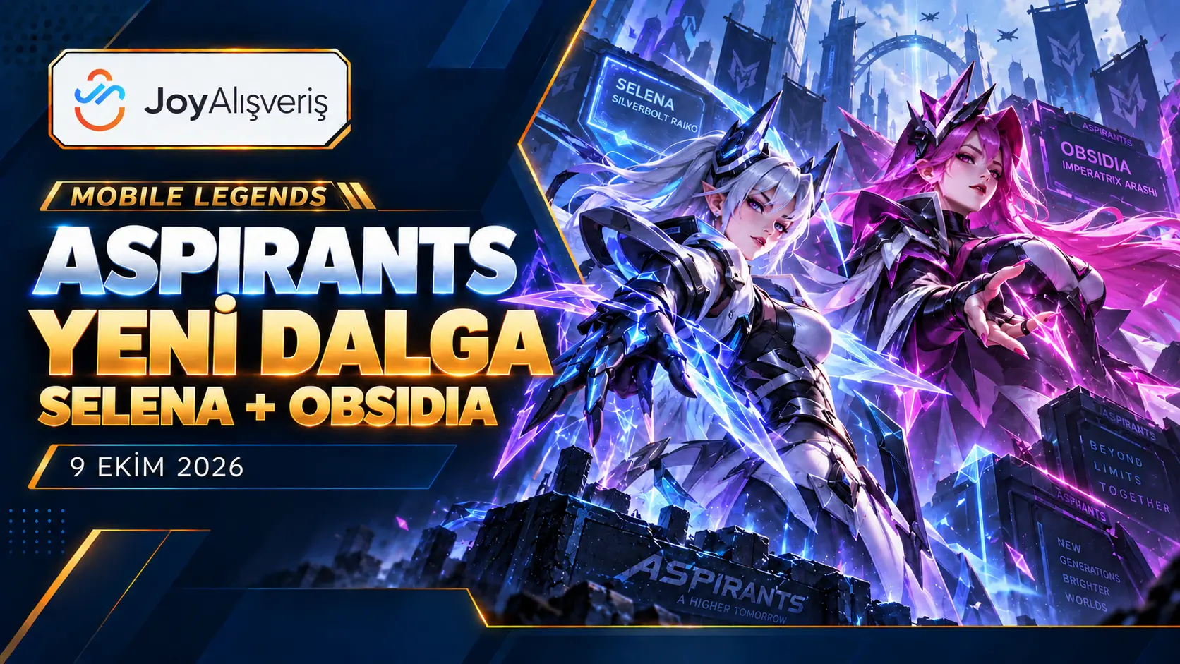 MLBB Aspirants 2026: Selena ve Obsidia 9 Ekim’de