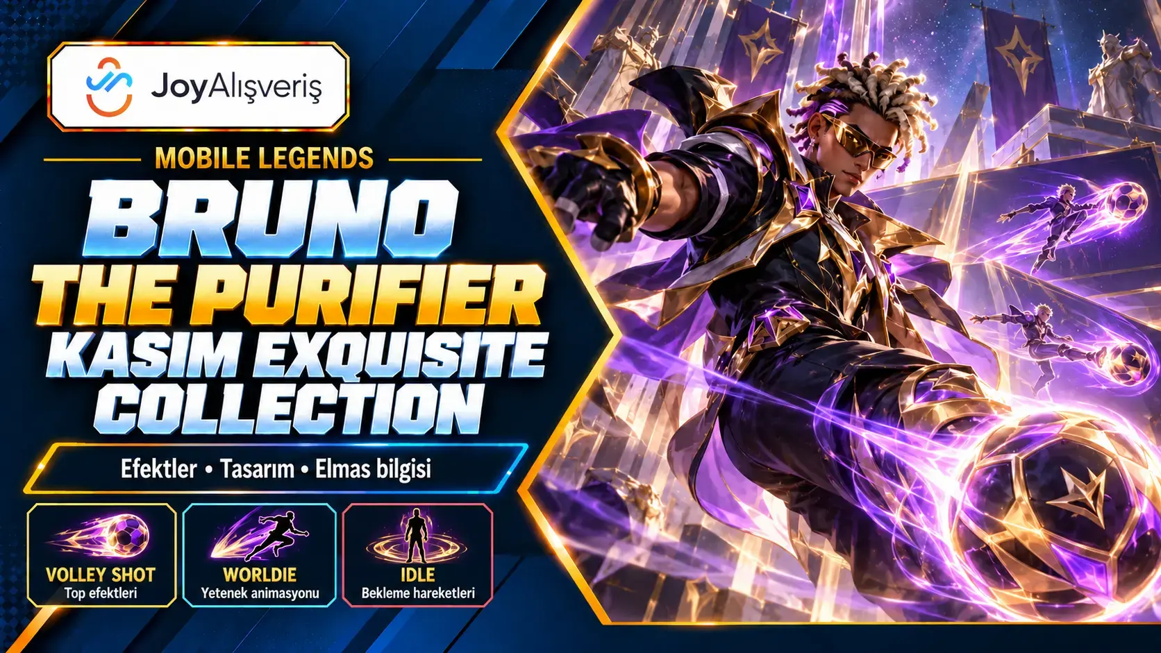 Bruno The Purifier: MLBB Kasım Kostümü ve Animasyonları