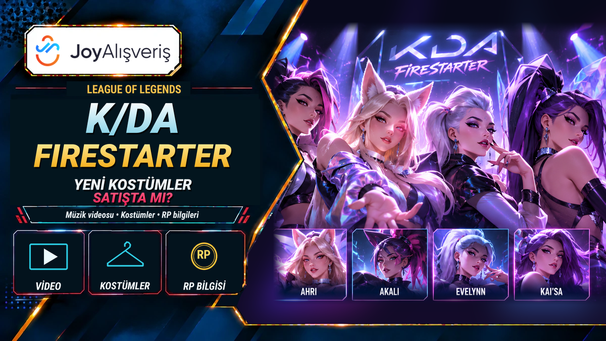 K/DA FIRESTARTER: Kostümler Ne Zaman Çıkacak?