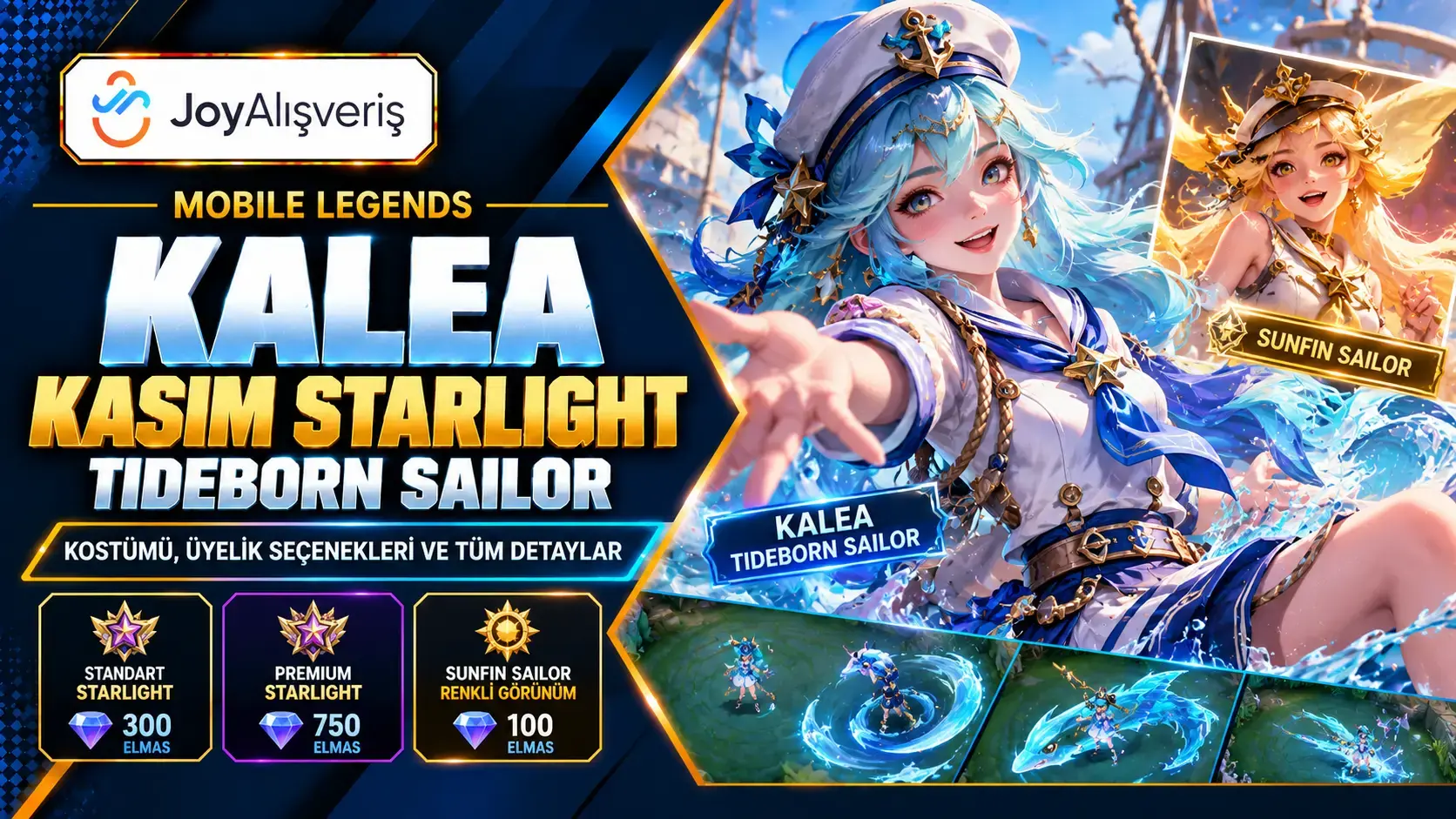 Kalea Kasım StarLight: 300 Elmas, Sunfin Sailor ve Ödüller