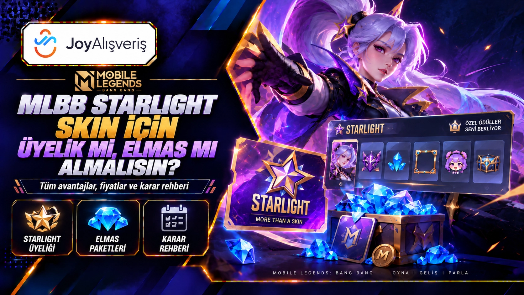 MLBB Starlight Nedir? Yıldız Üyeliği ve Elmas Rehberi