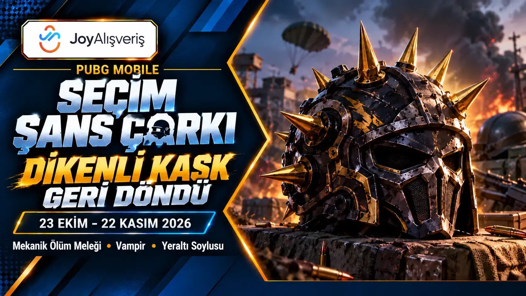 PUBG Mobile Seçim Şans Çarkı 2026: Ödüller ve UC Rehberi