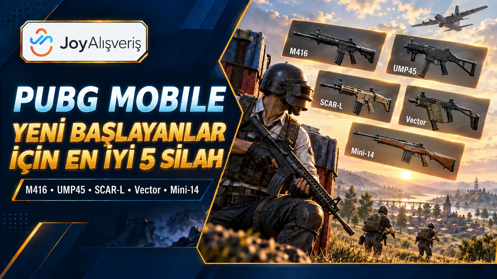 PUBG Mobile Yeni Başlayanlar İçin En İyi 5 Silah ve Eklenti Rehberi