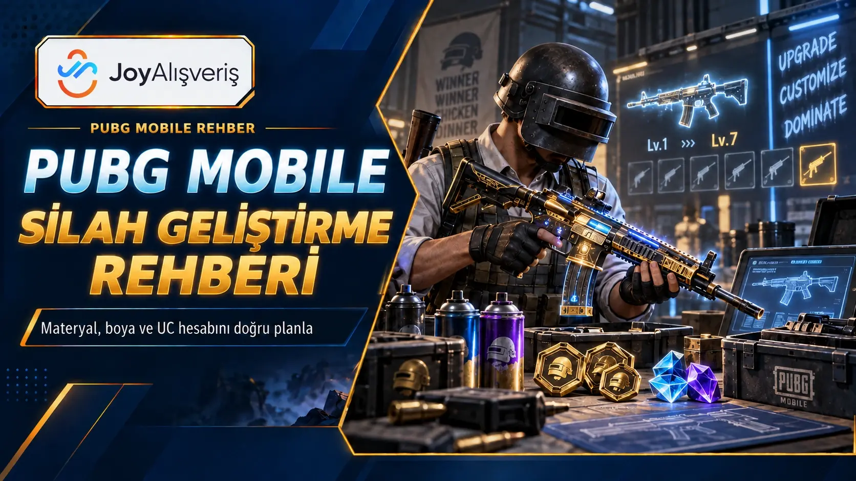 PUBG Mobile Silah Geliştirme: Materyal ve UC Rehberi