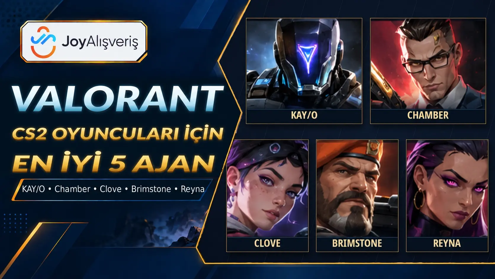CS2 ve CS:GO Oyuncuları İçin En İyi Valorant Ajanları (2026 Rehberi)