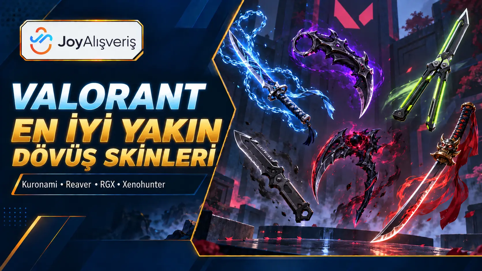 Valorant En iyi Yakın Dövüş Silah Skinleri