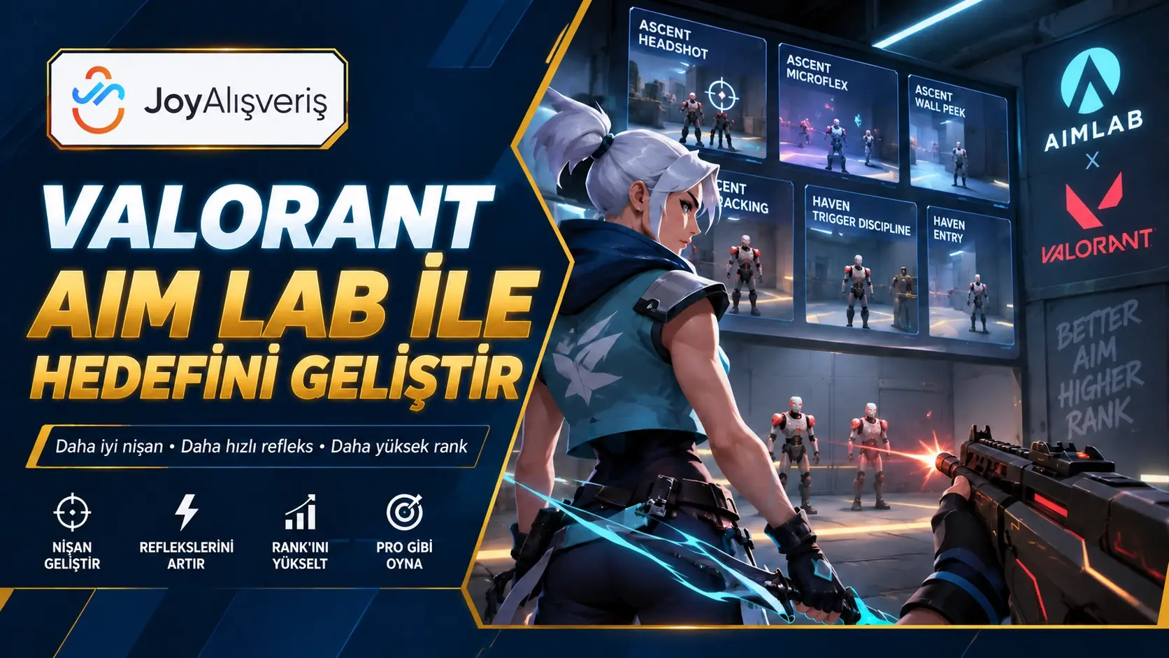 Valorant Aim Lab Eğitim Haritaları Rehberi | Joy Alışveriş
