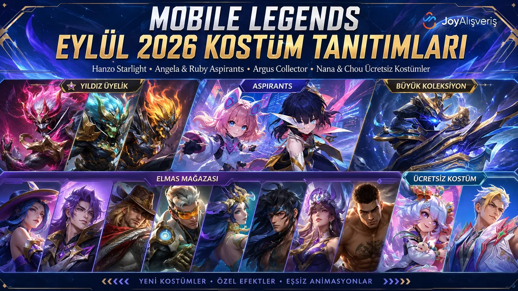 Mobile Legends Eylül 2026 Kostümleri ve Etkinlikleri