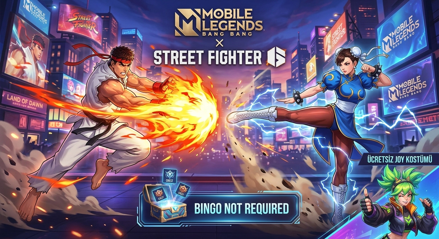 MLBB x Street Fighter 6 İşbirliği Başladı: Kostümler, Etkinlik Detayları