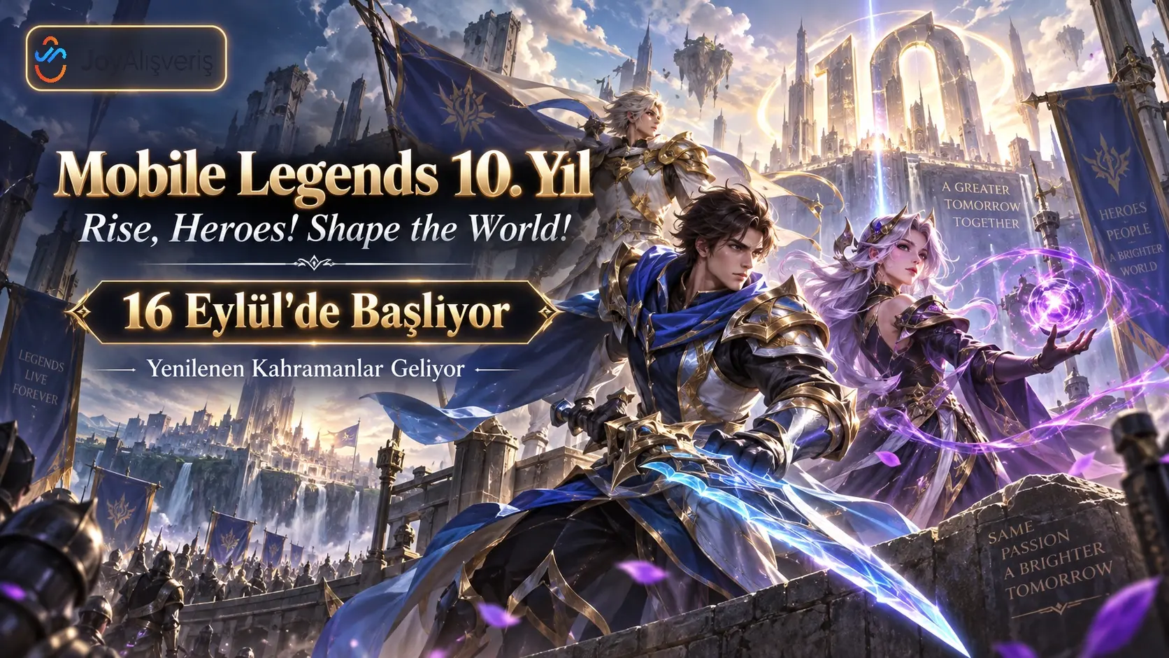 Mobile Legends 10. Yıl Fragmanı: Kahramanlar Yeniden Yükseliyor