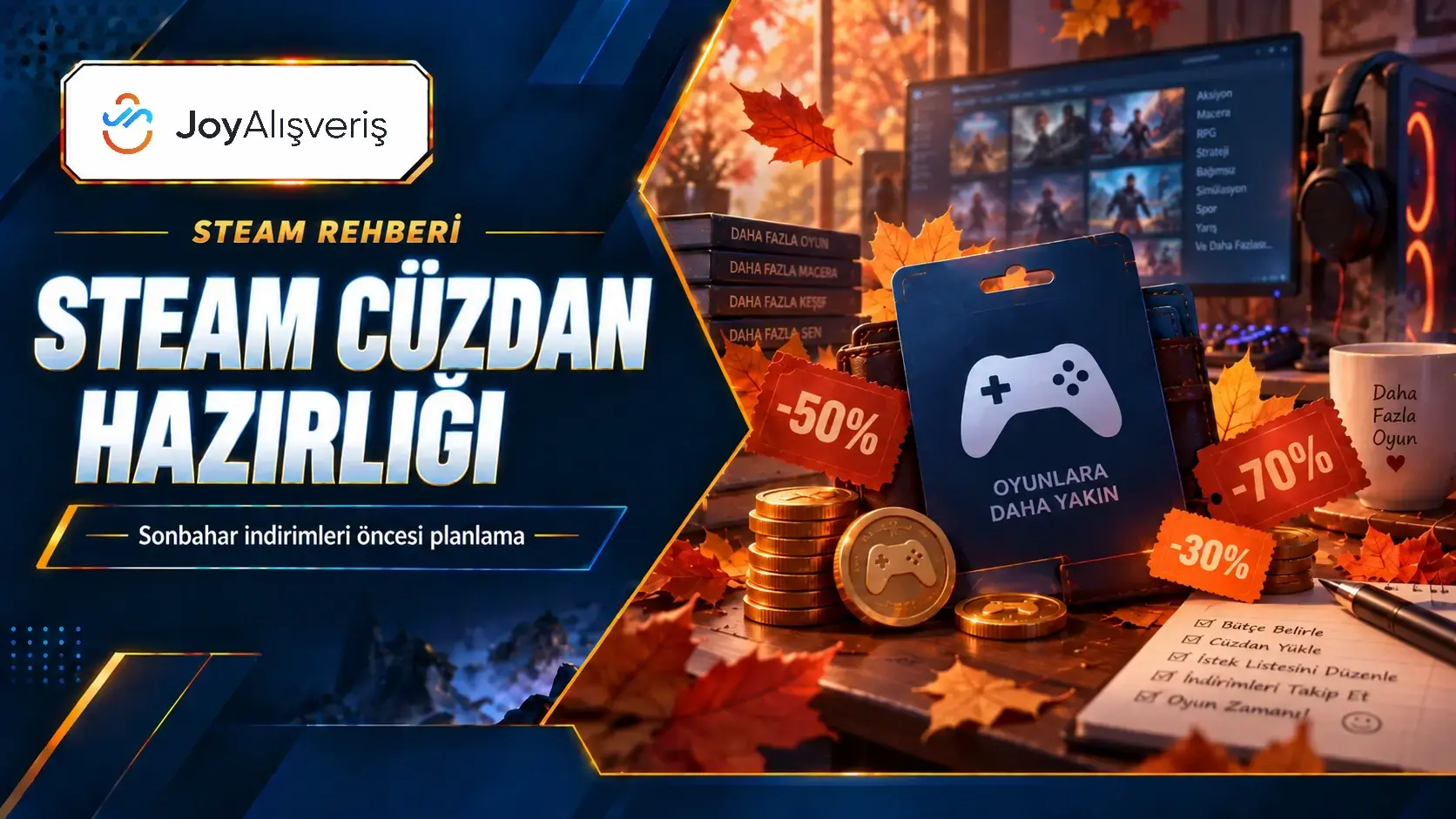 Steam Sonbahar İndirimleri 2026: Tarih ve Cüzdan Rehberi
