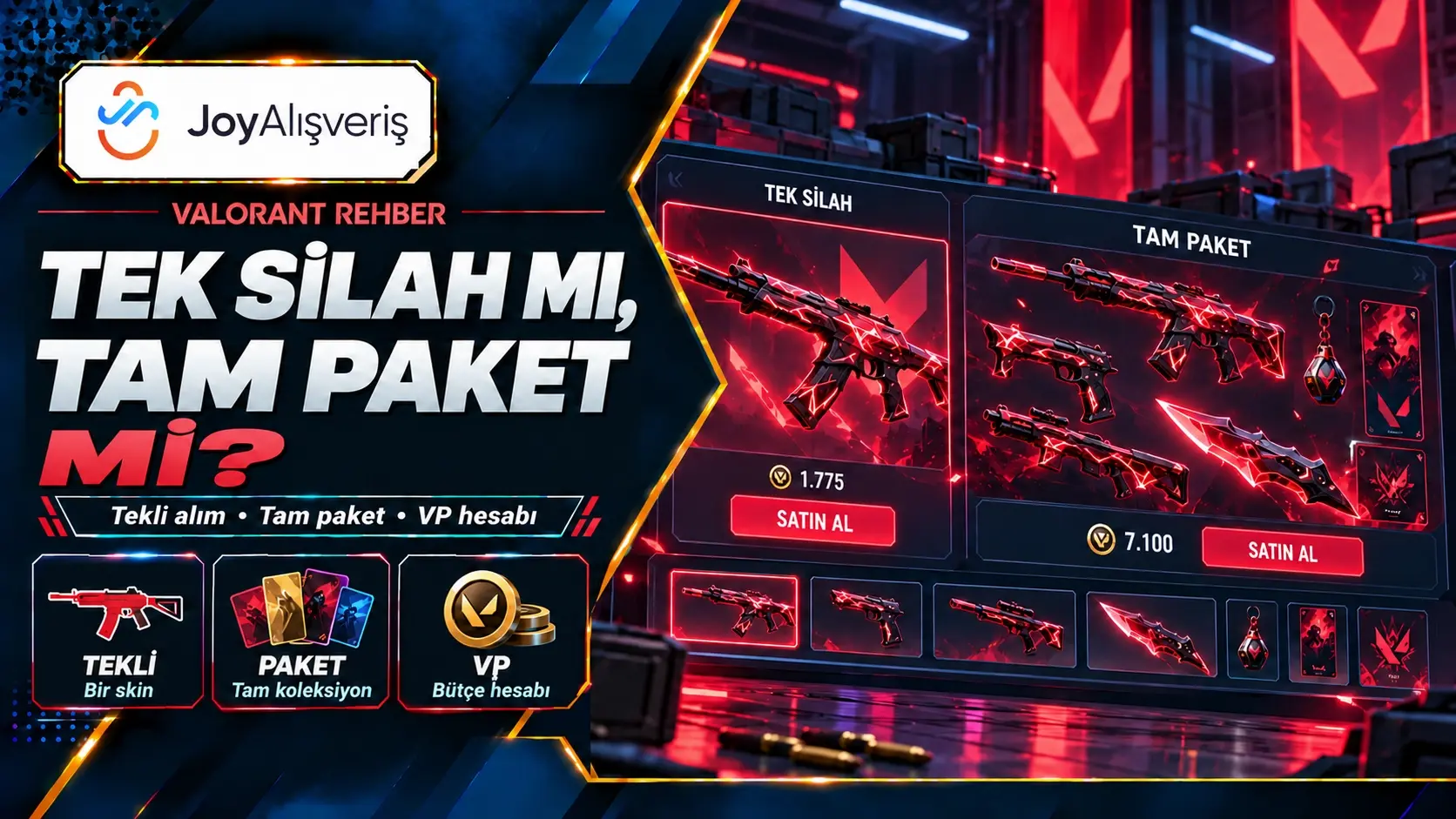 VALORANT Tek Skin mi, Paket mi? Koleksiyon Bütçesi