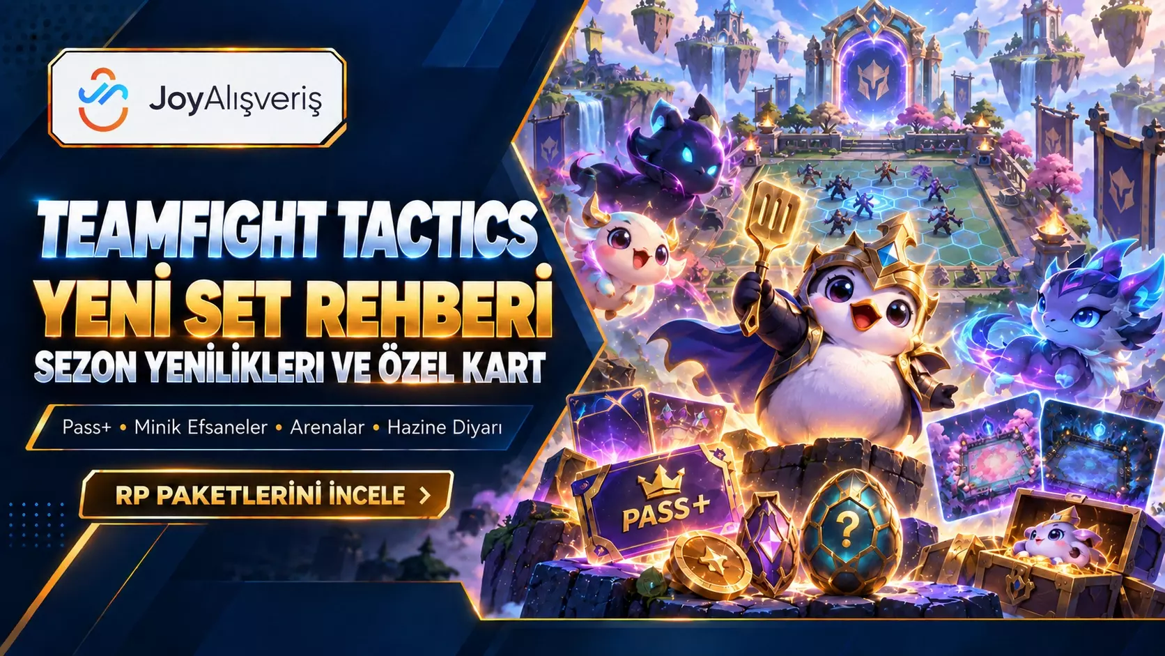 TFT Yeni Set Ne Zaman? TFT Özel Kart ve İndirimli RP | Joy Alışveriş