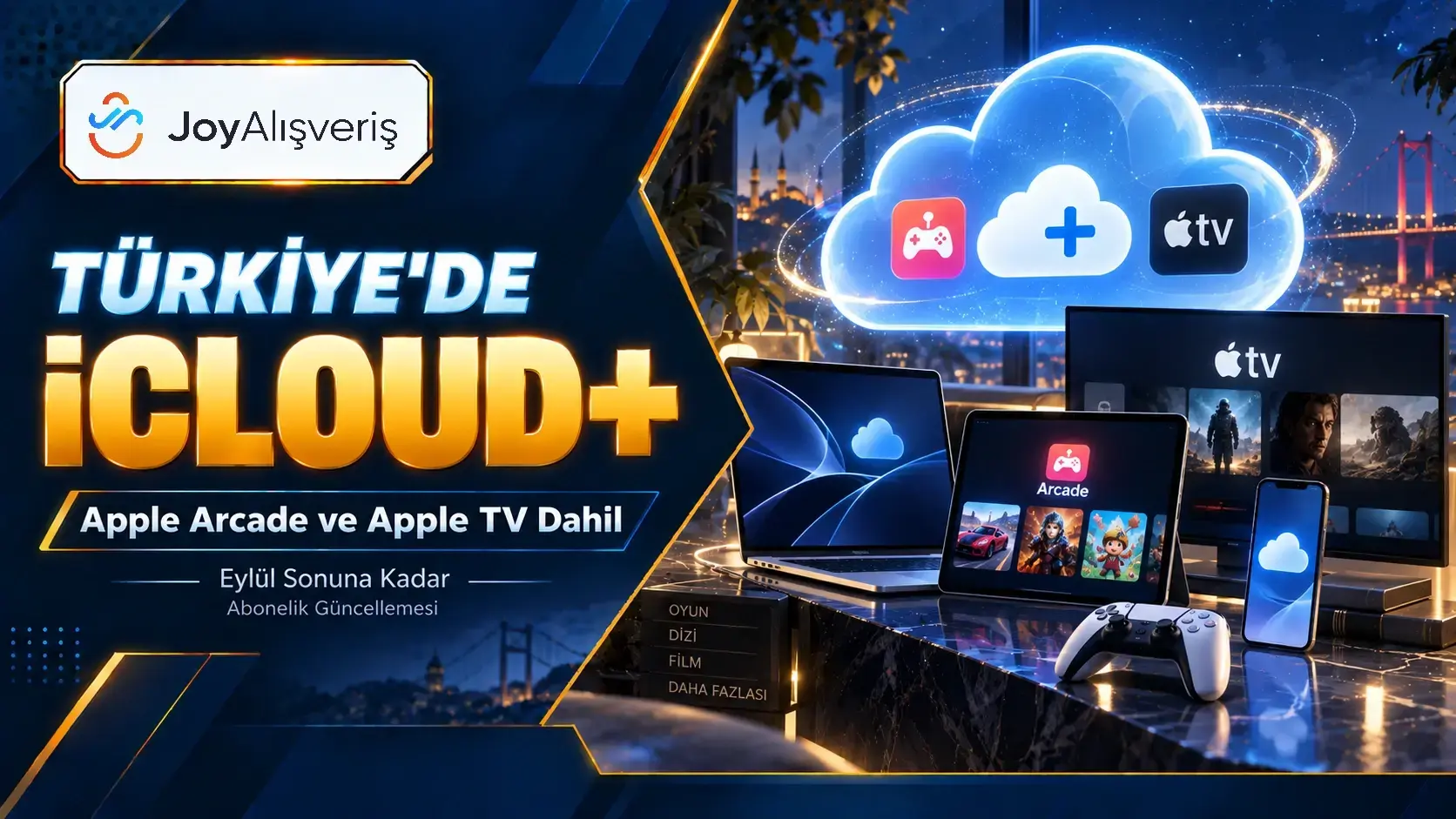 Türkiye iCloud+: Apple Arcade ve Apple TV Değişikliği