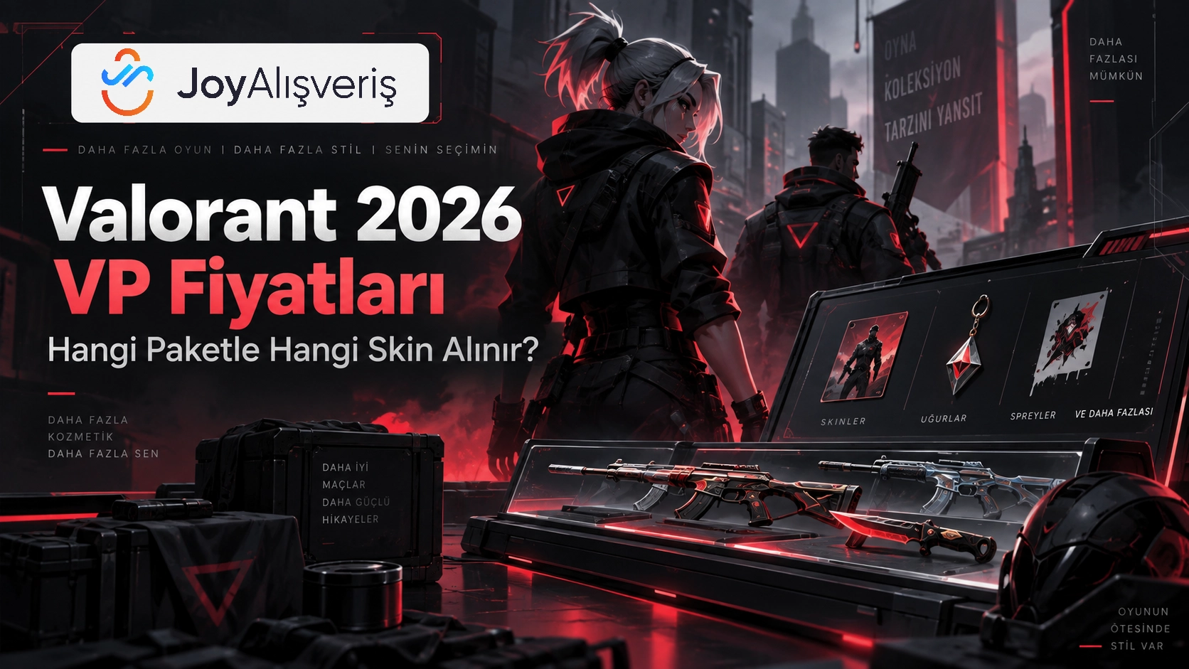 Valorant 2026 VP Fiyatları | Hangi Paket Ne Alır?