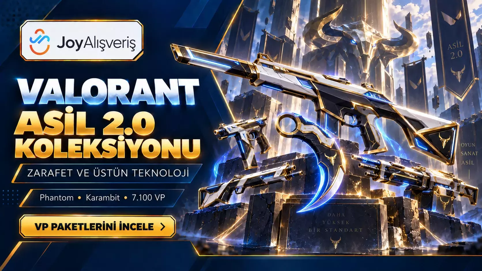 Valorant Asil 2.0 Kaç VP? Asil Phantom ve Karambit Fiyatı | Joy Alışveriş