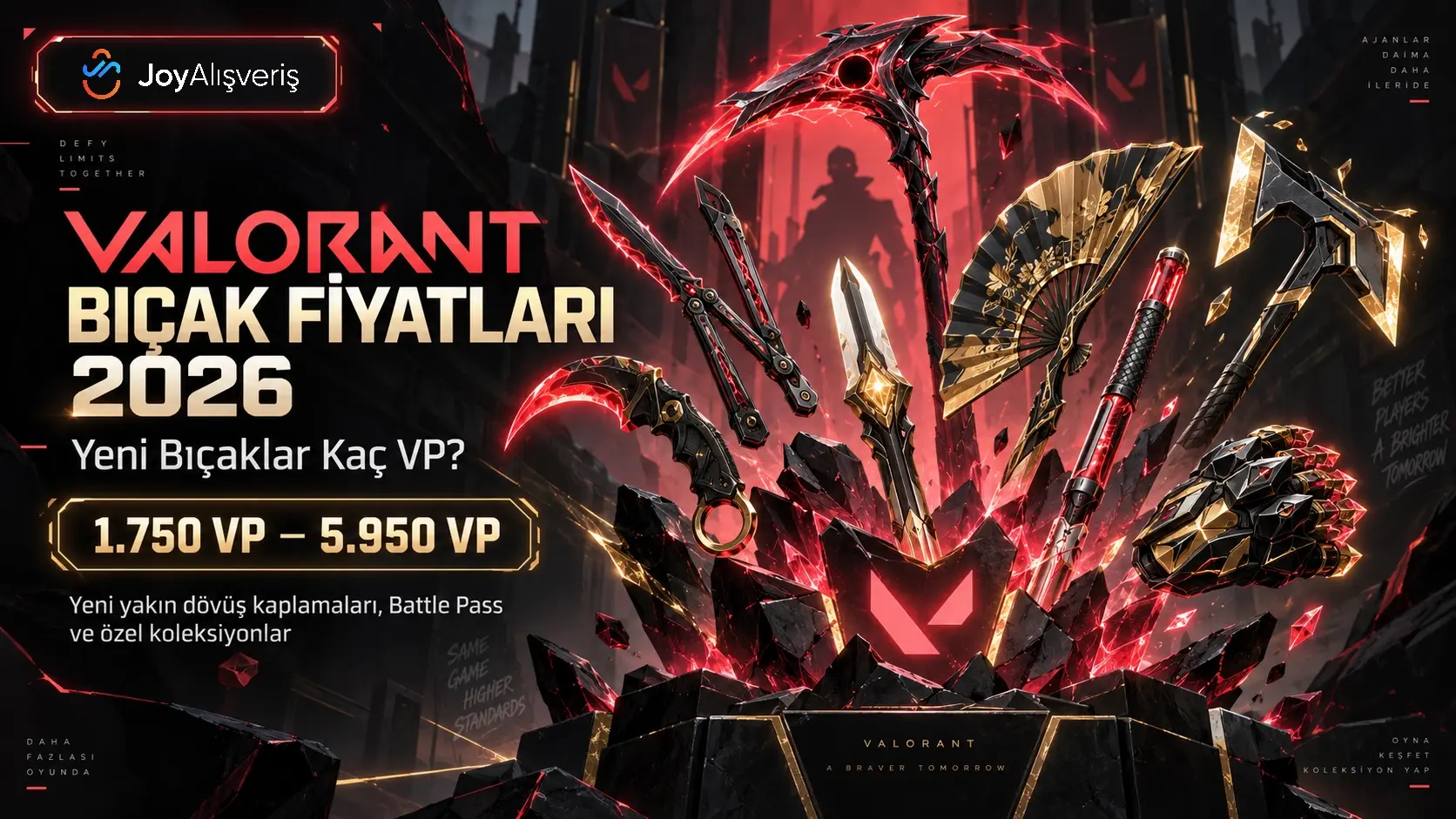 Valorant Bıçak Fiyatları 2026: Yeni Bıçaklar Kaç VP?