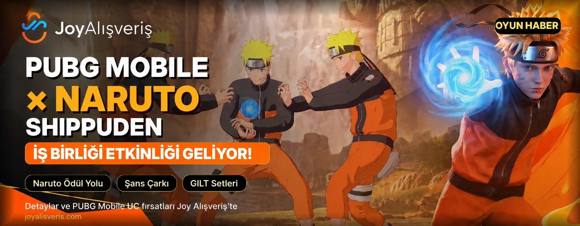 Naruto Evreni Yolu PUBG Mobile'da!