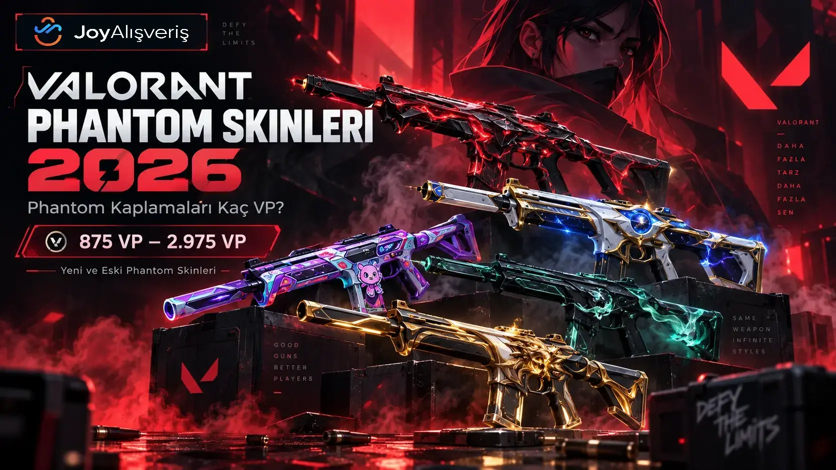 Valorant Phantom Skinleri ve Fiyatları 2026: Kaç VP?