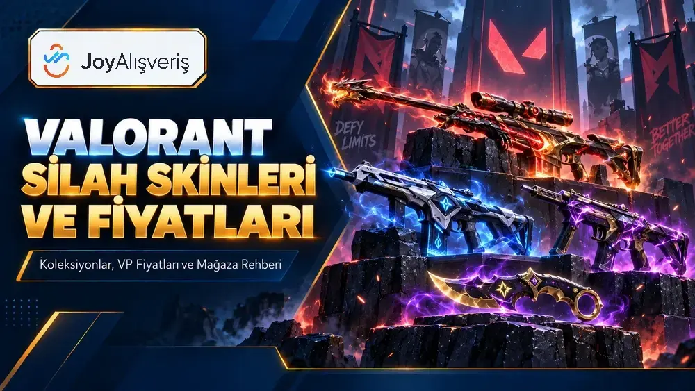 Valorant Skinleri ve VP Fiyatları | Joy Alışveriş