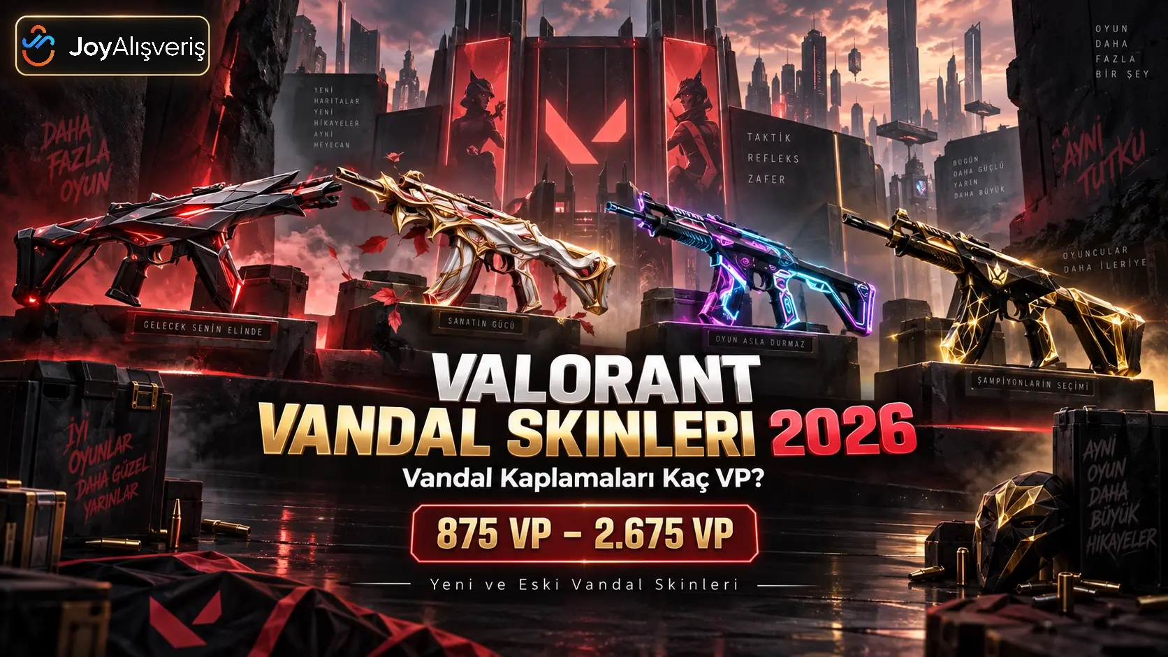Valorant Vandal Skinleri ve Fiyatları 2026: Kaç VP?
