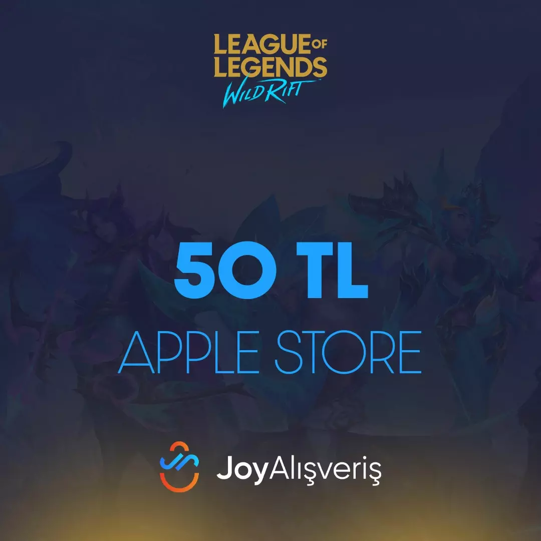 Wild Rift Apple Store 50 TL