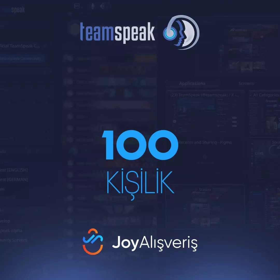 Teamspeak 3 - 100 Kişilik