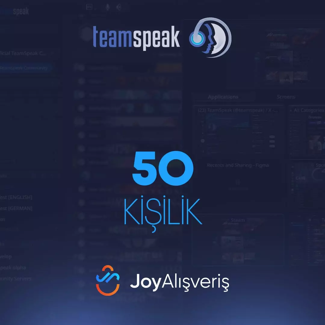 Teamspeak 3 - 50 Kişilik