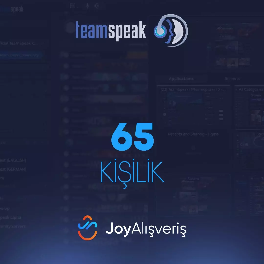 Teamspeak 3 - 65 Kişilik