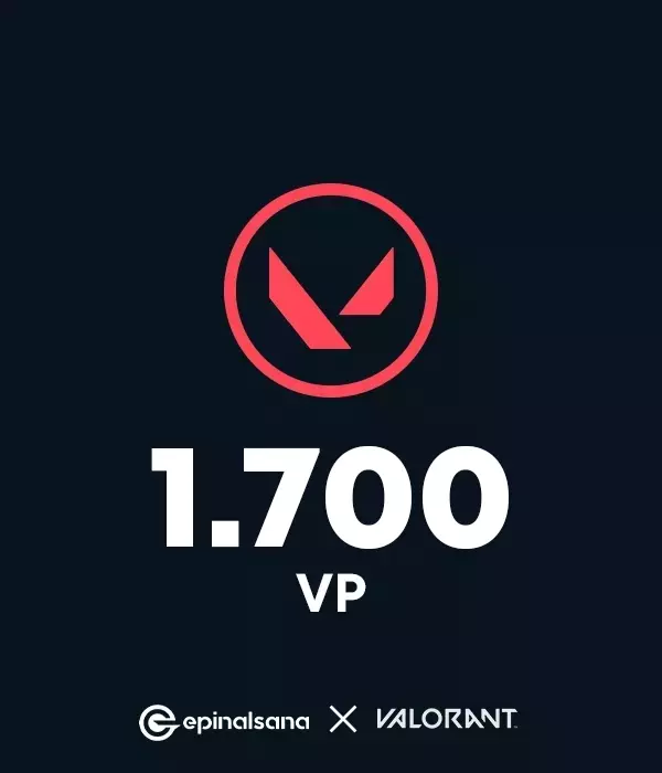 Valorant 1700 VP Satın Al – Ucuz Fiyat & Hızlı Teslimat