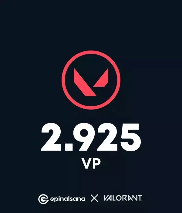 Valorant 2925 VP Satın Al – Ucuz Fiyat & Hızlı Teslimat