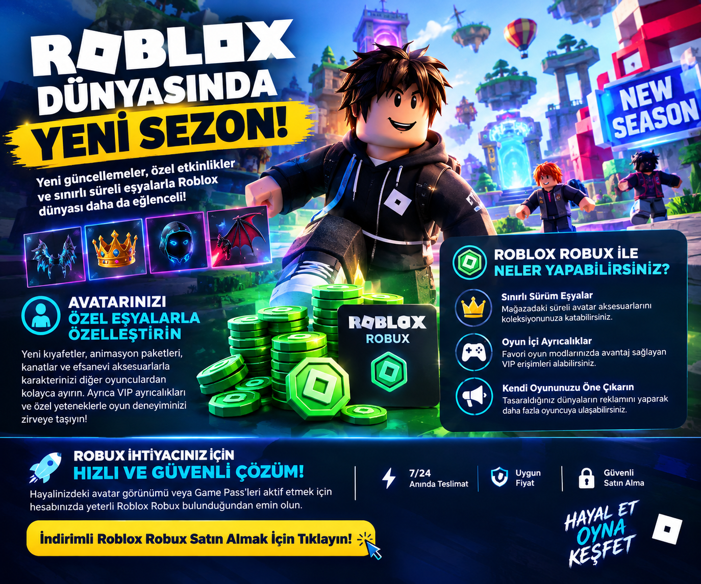 Roblox Robux Fırsatları ve Yeni Güncelleme Rehberi