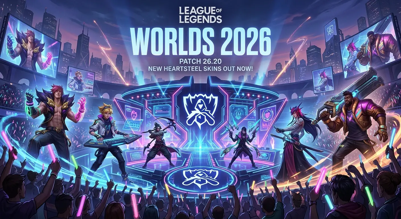 LoL 26.20 Yaması Yayınlandı! Worlds 2026 ve Yeni HEARTSTEEL Kostümleri