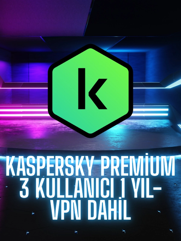 Kaspersky Premium 3 Kullanıcı 1 yıl- VPN DAHİL-Resmi Distribütör