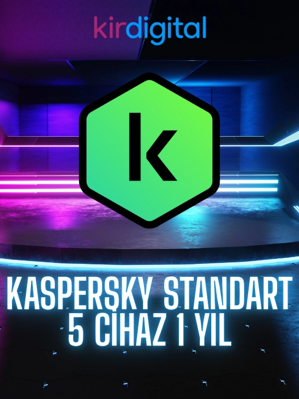 Kaspersky Standart 5 Cihaz 1 Yıl