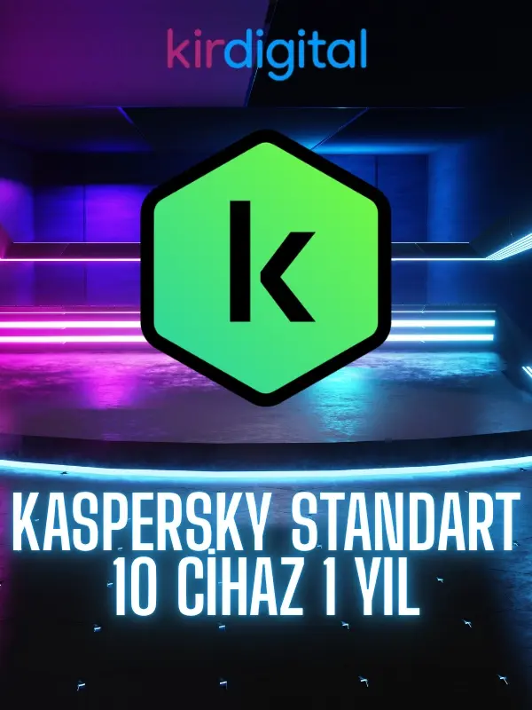 Kaspersky Standart 10 Cihaz 1 Yıl