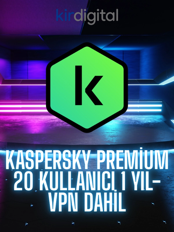 Kaspersky Premium 20 Kullanıcı 1 yıl- VPN DAHİL-Resmi Distribütör