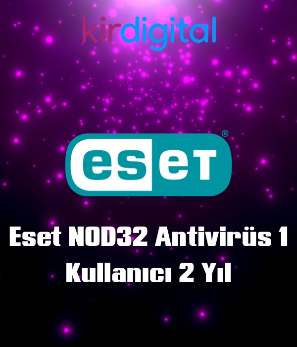 Eset NOD32 Antivirüs 1 Kullanıcı 2 Yıl