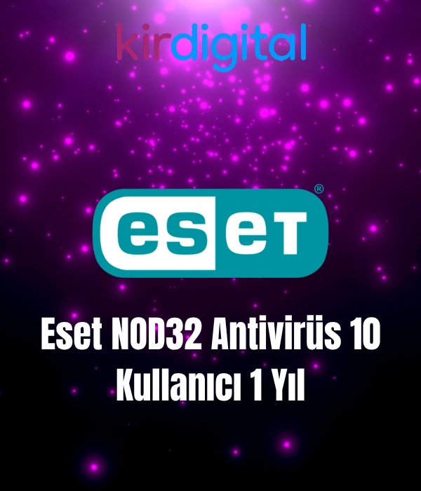 Eset NOD32 Antivirüs 10 Kullanıcı 1 Yıl