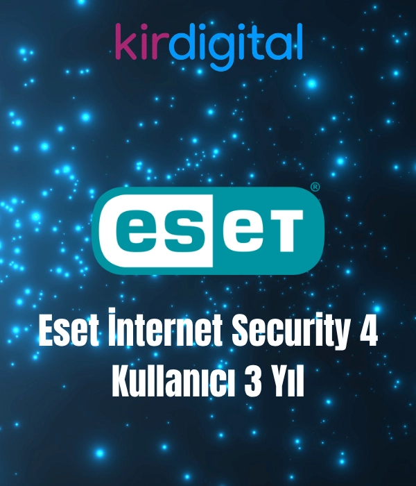 Eset İnternet Security 4 Kullanıcı 3 Yıl