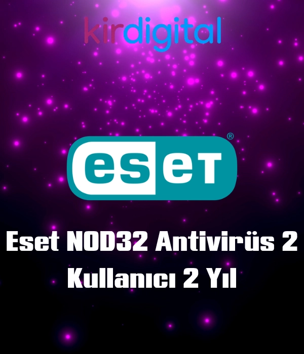 Eset NOD32 Antivirüs 2 Kullanıcı 2 Yıl