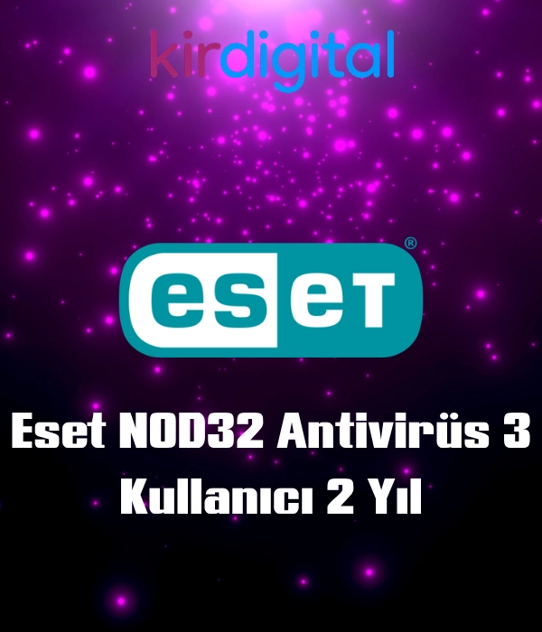 Eset NOD32 Antivirüs 3 Kullanıcı 2 Yıl