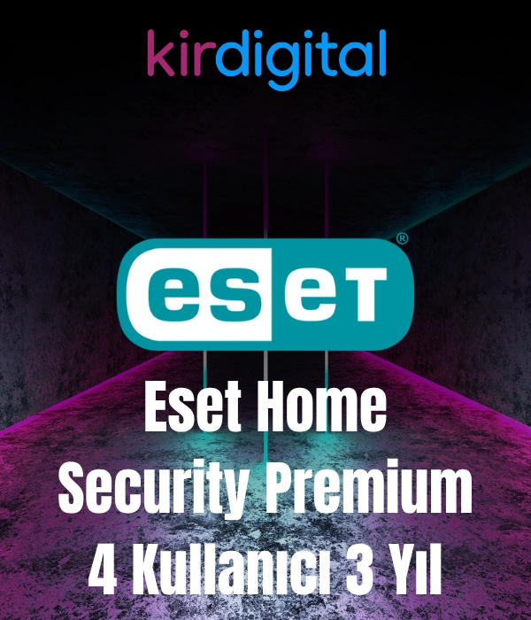 Eset Home Security Premium 4 Kullanıcı 3 Yıl