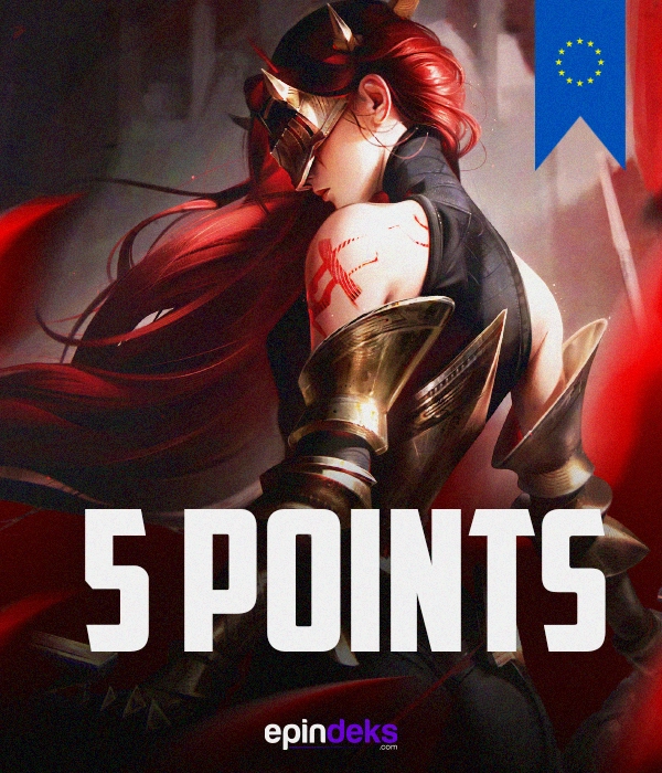 League Of Legends EU West 5 Euro Points