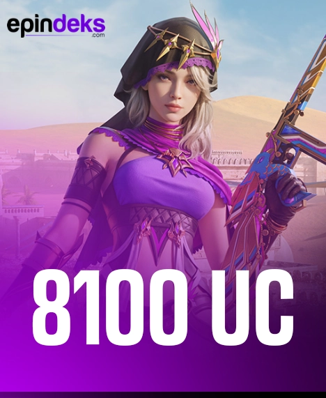 PUBG Mobile 8100 UC