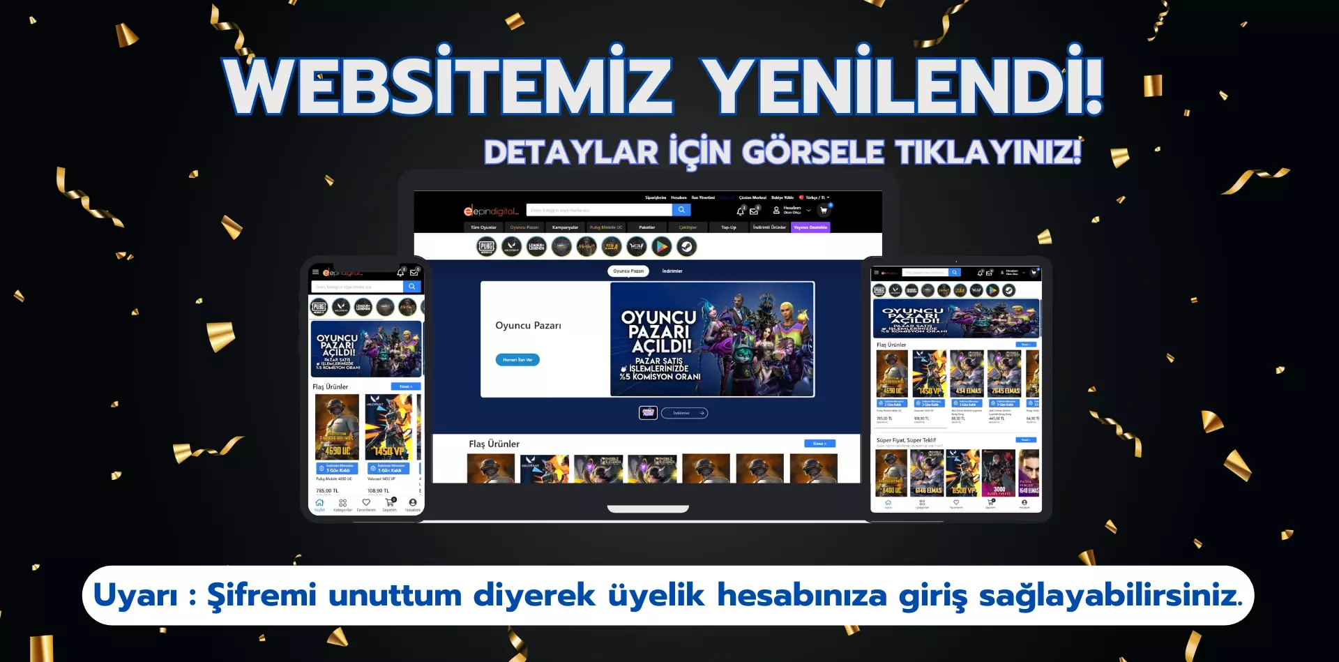 Epindigital Arayüz Güncellemesi